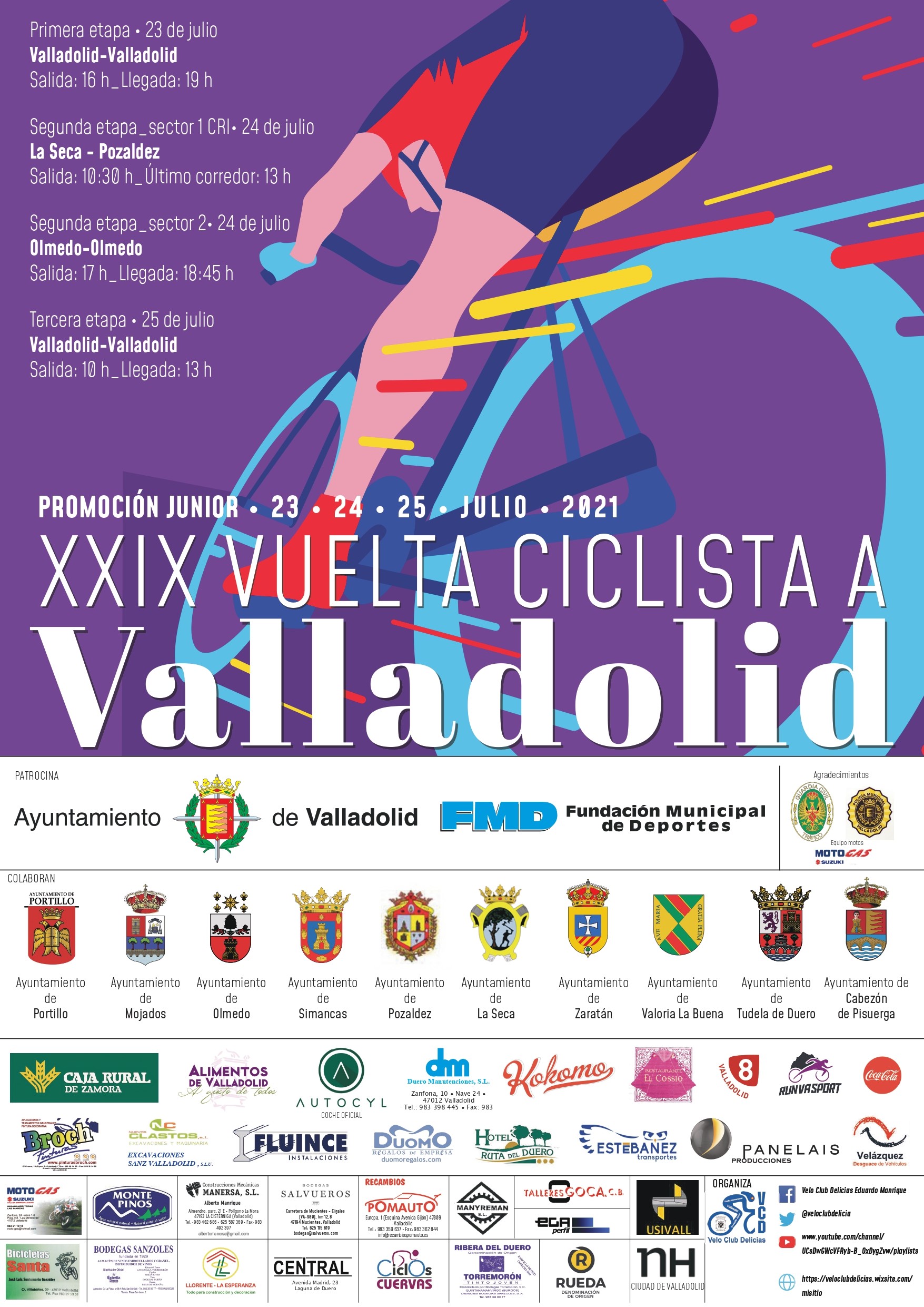 Foto del XXIX Vuelta Ciclista a Valladolid Promoción Junior