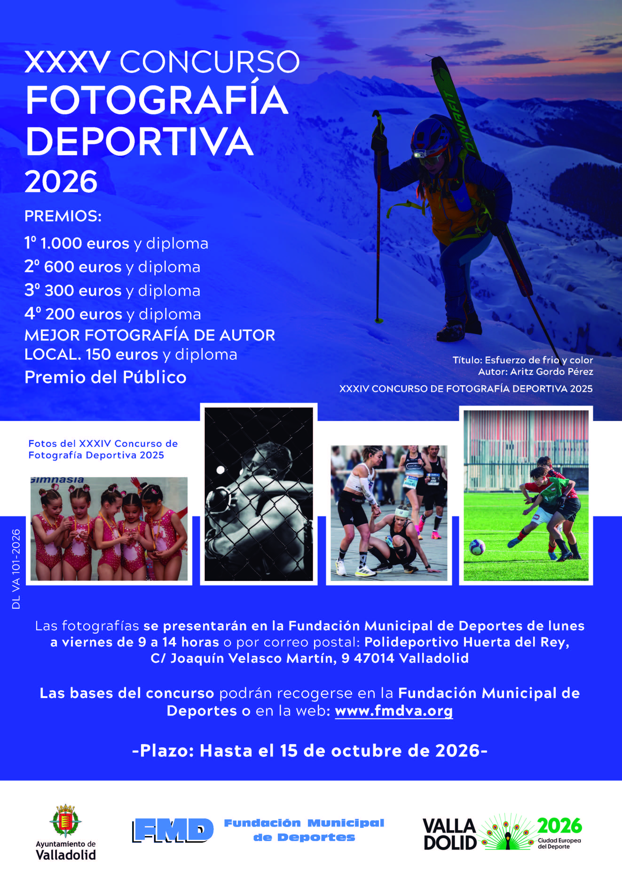 Foto que ilustra la noticia XXXV CONCURSO DE FOTOGRAFÍA DEPORTIVA 2026
