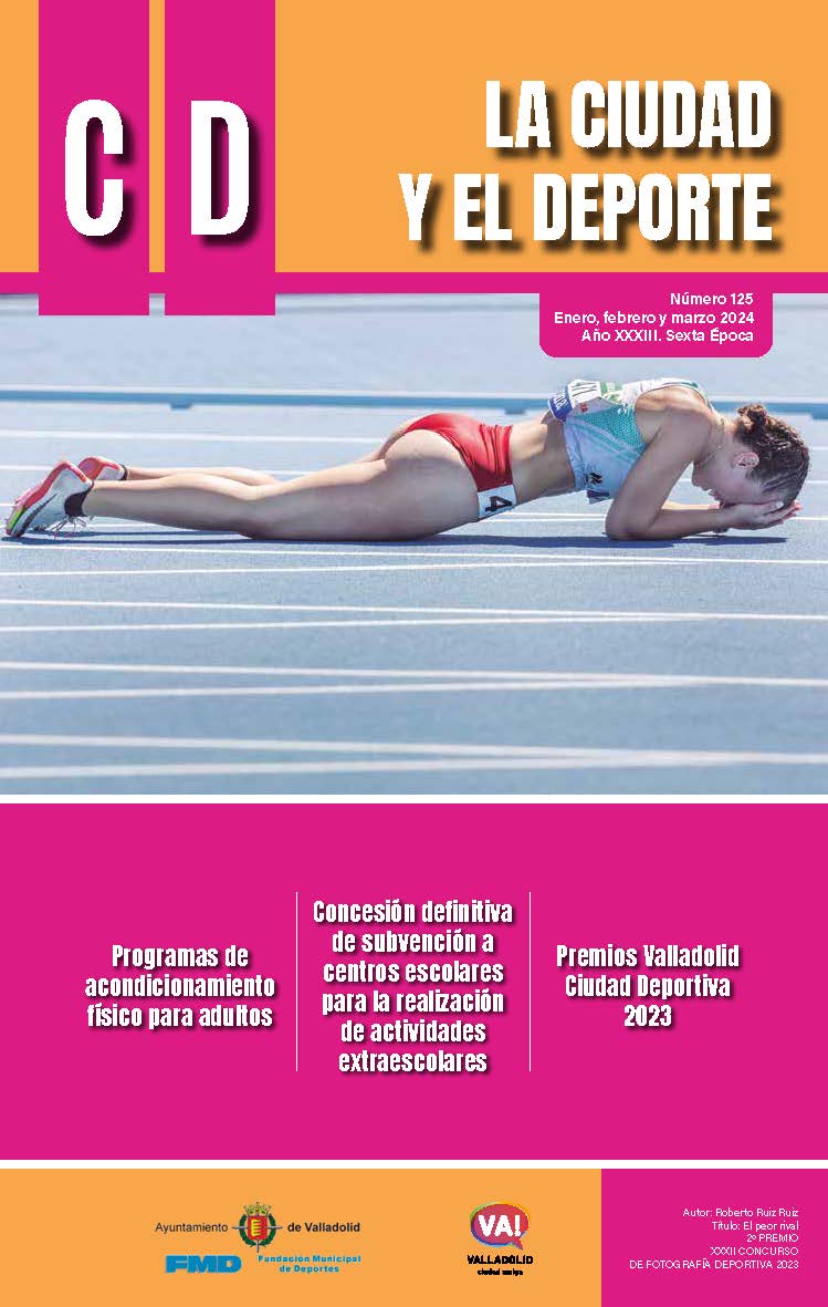 Portad de la Revista la Ciudad y el Deporte número 125