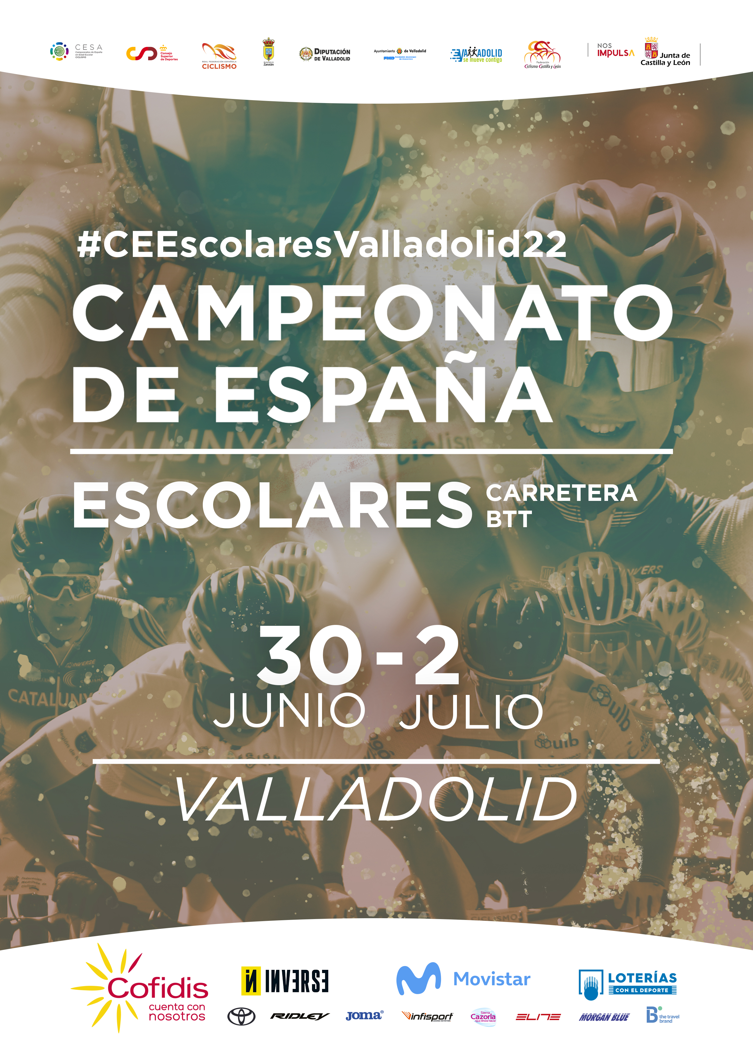 Foto del Campeonato de España en Edad Escolar de Carretera y BTT Infantil y Cadete Masculino y Femenino