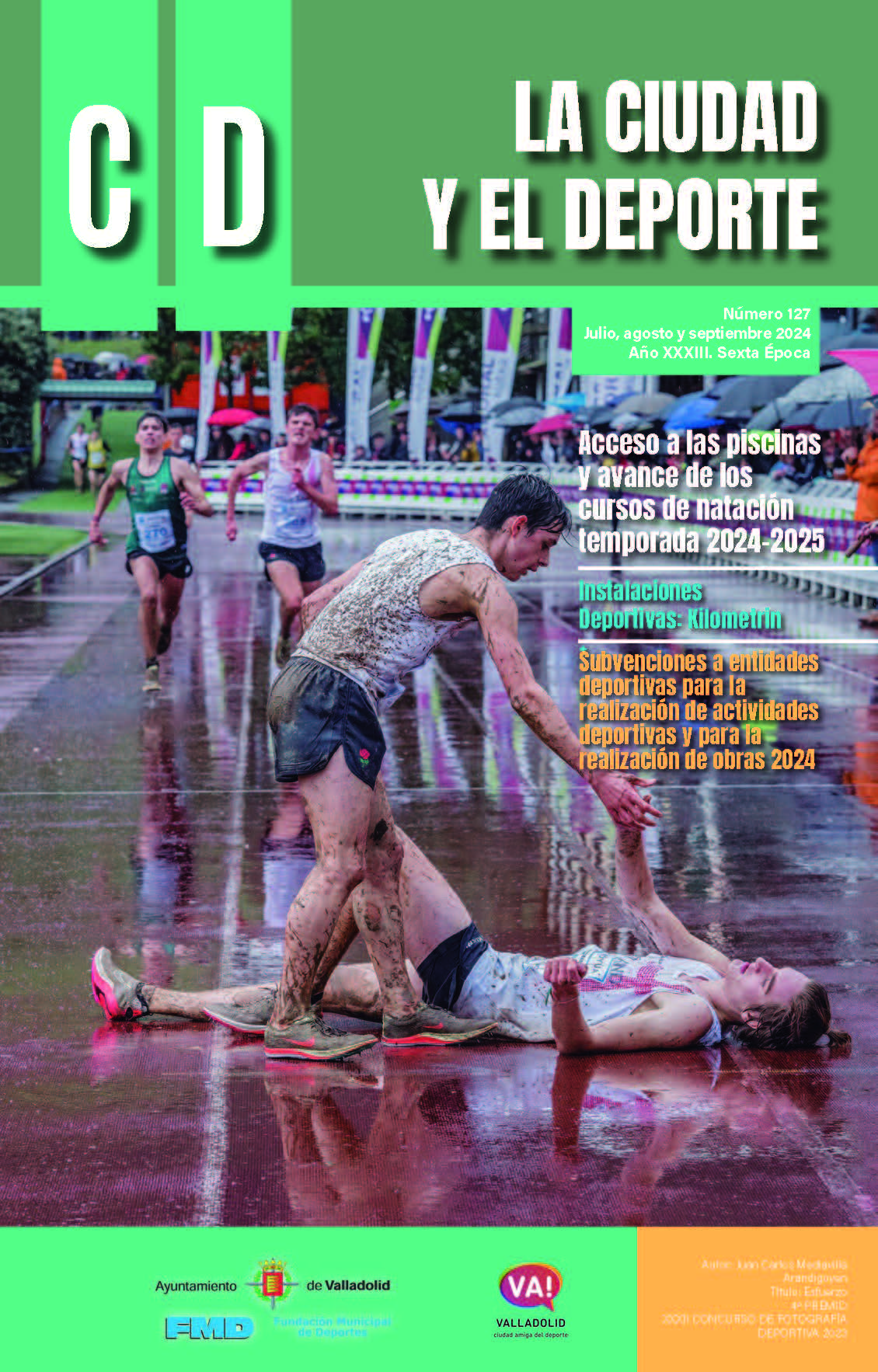 Portad de la Revista la Ciudad y el Deporte número 127