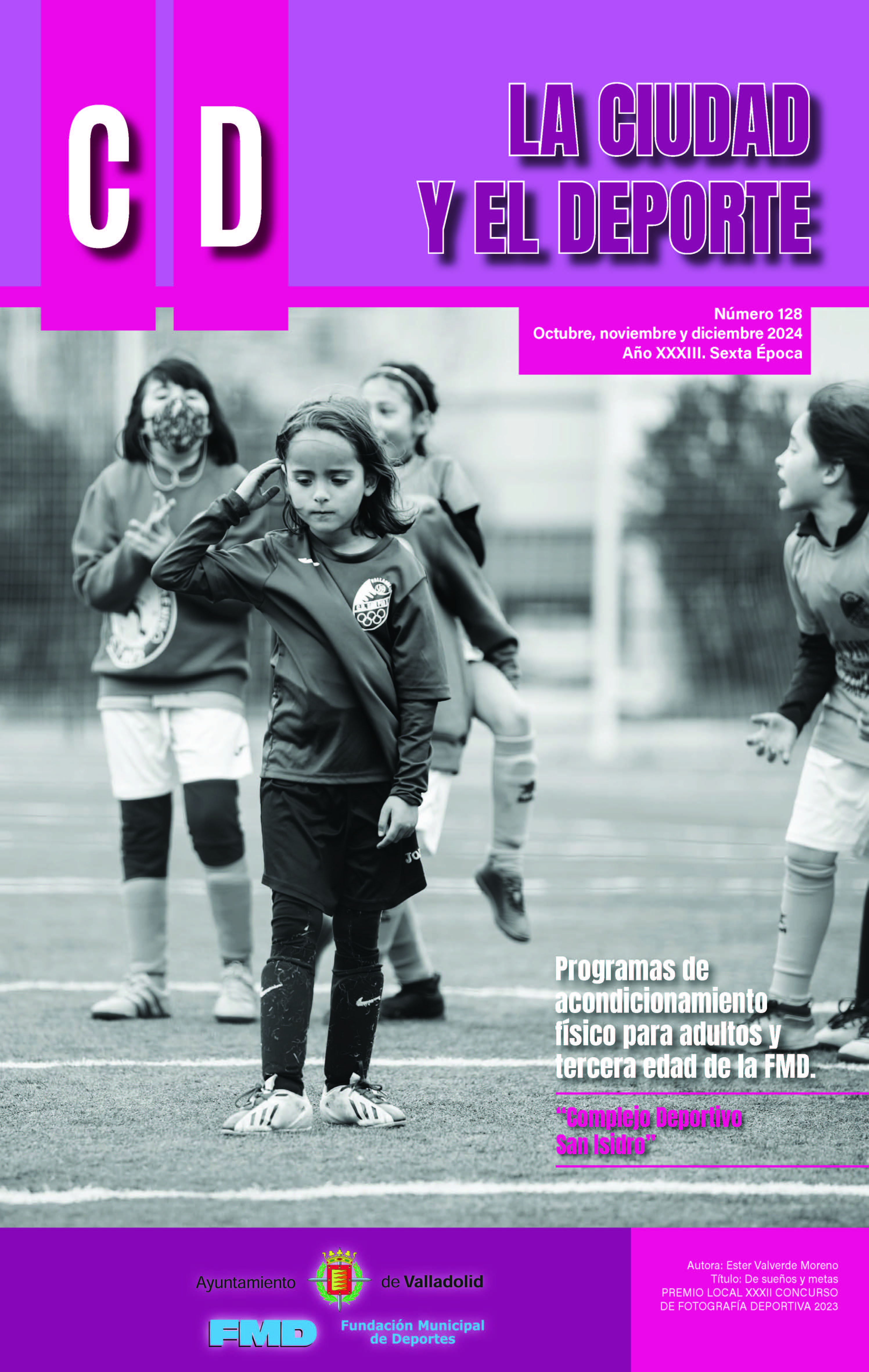 Portad de la Revista la Ciudad y el Deporte número 128