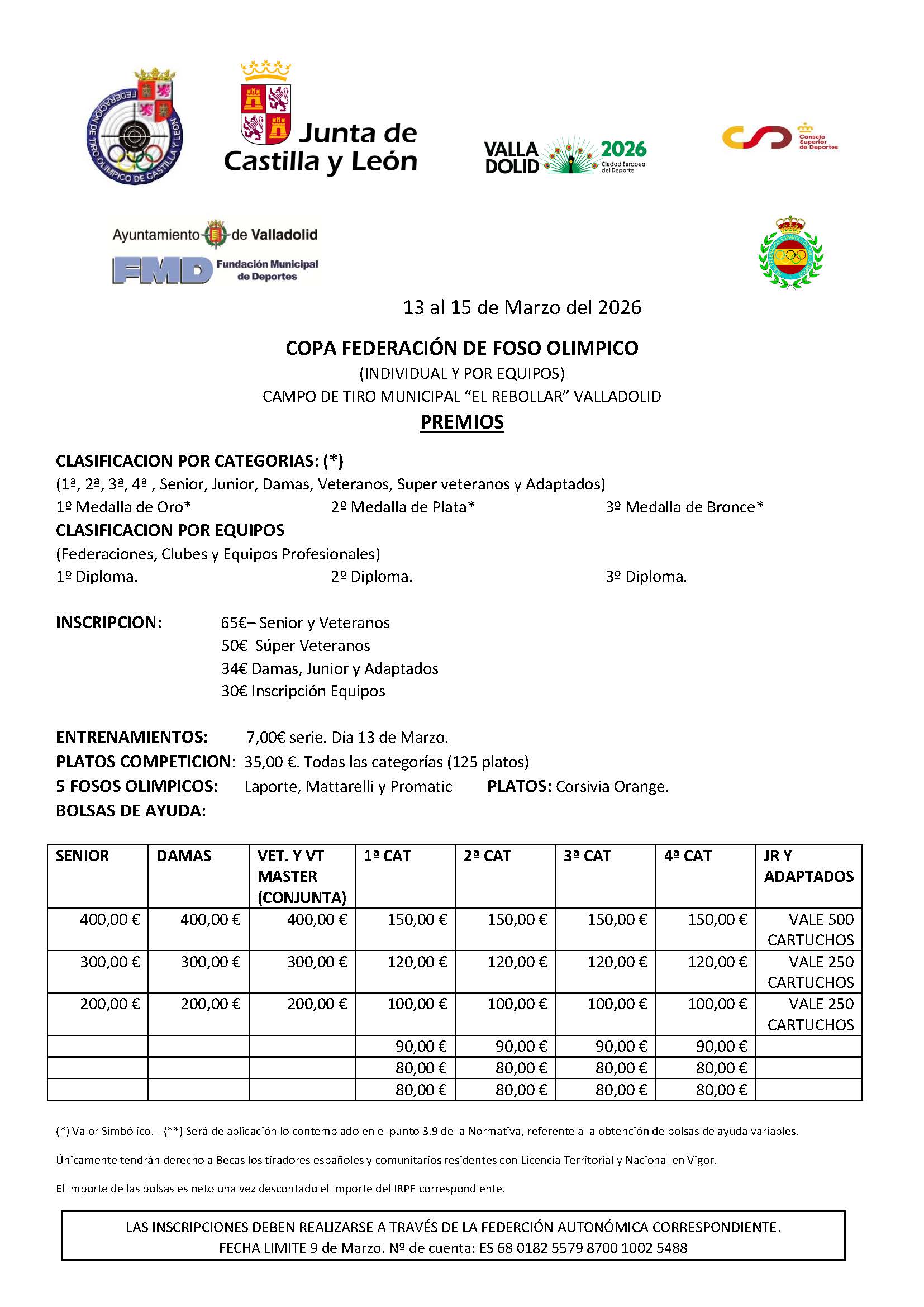 Foto del COPA FEDERACIÓN DE FOSO OLÍMPICO