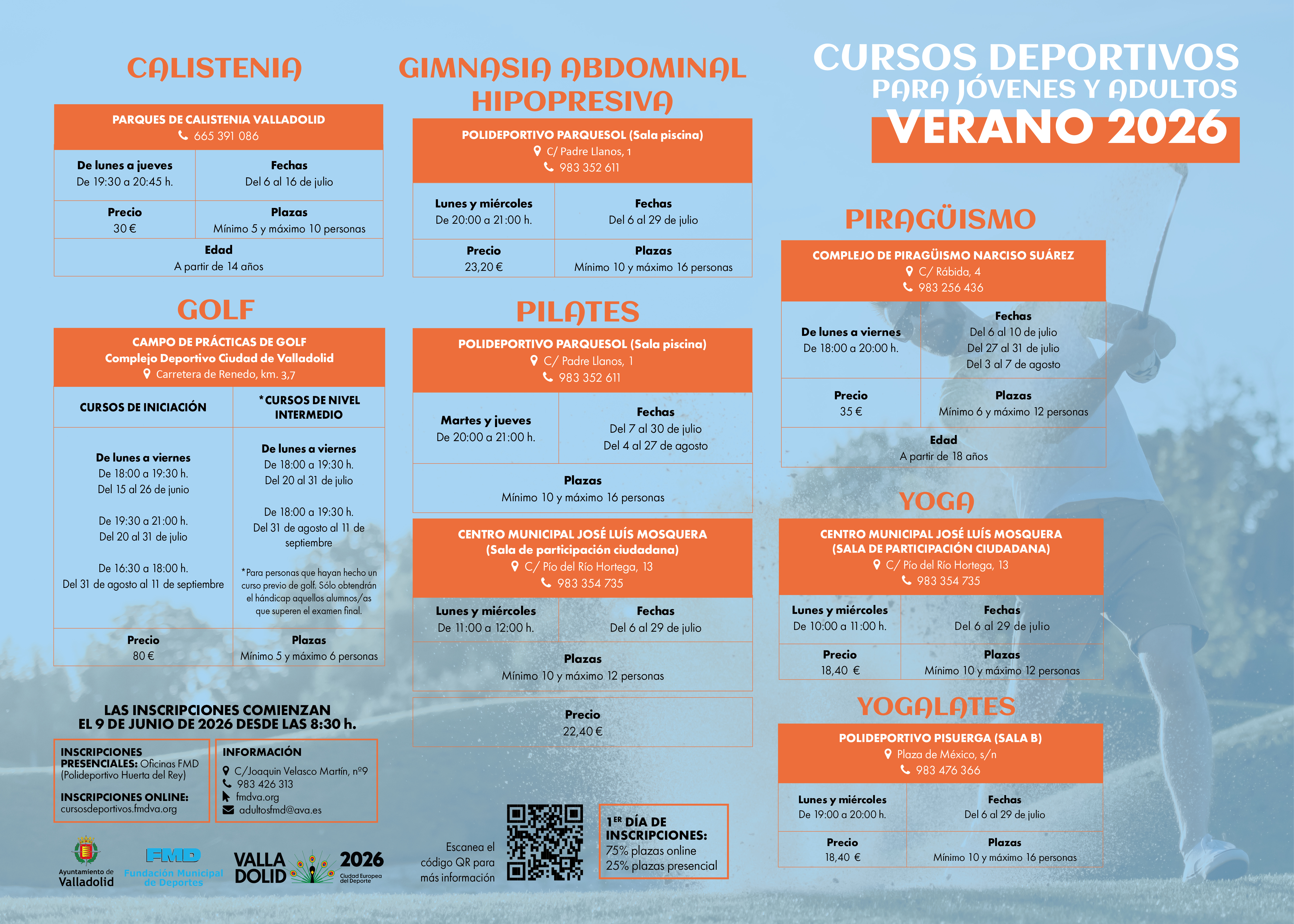 Foto que ilustra la noticia CURSOS DEPORTIVOS VERANO 2026