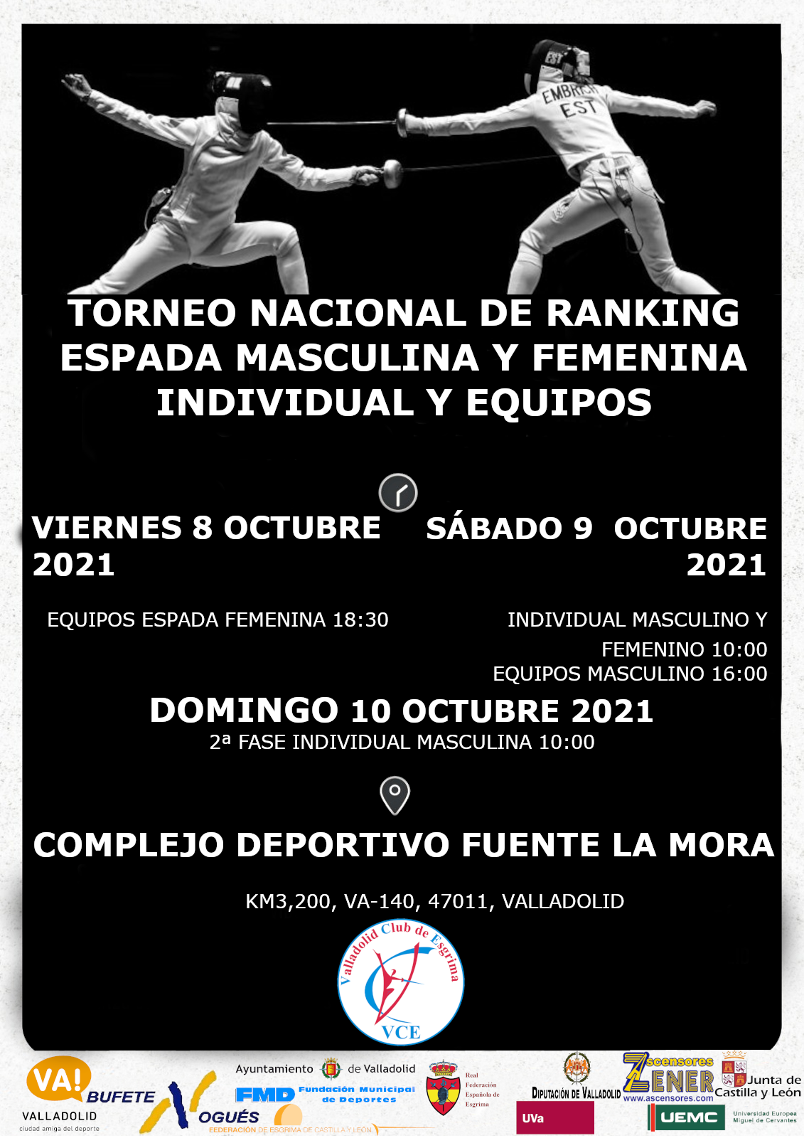 Foto del Torneo Nacional  de Ranking Espada  Masculino  y Femenino. Individual y Equipos
