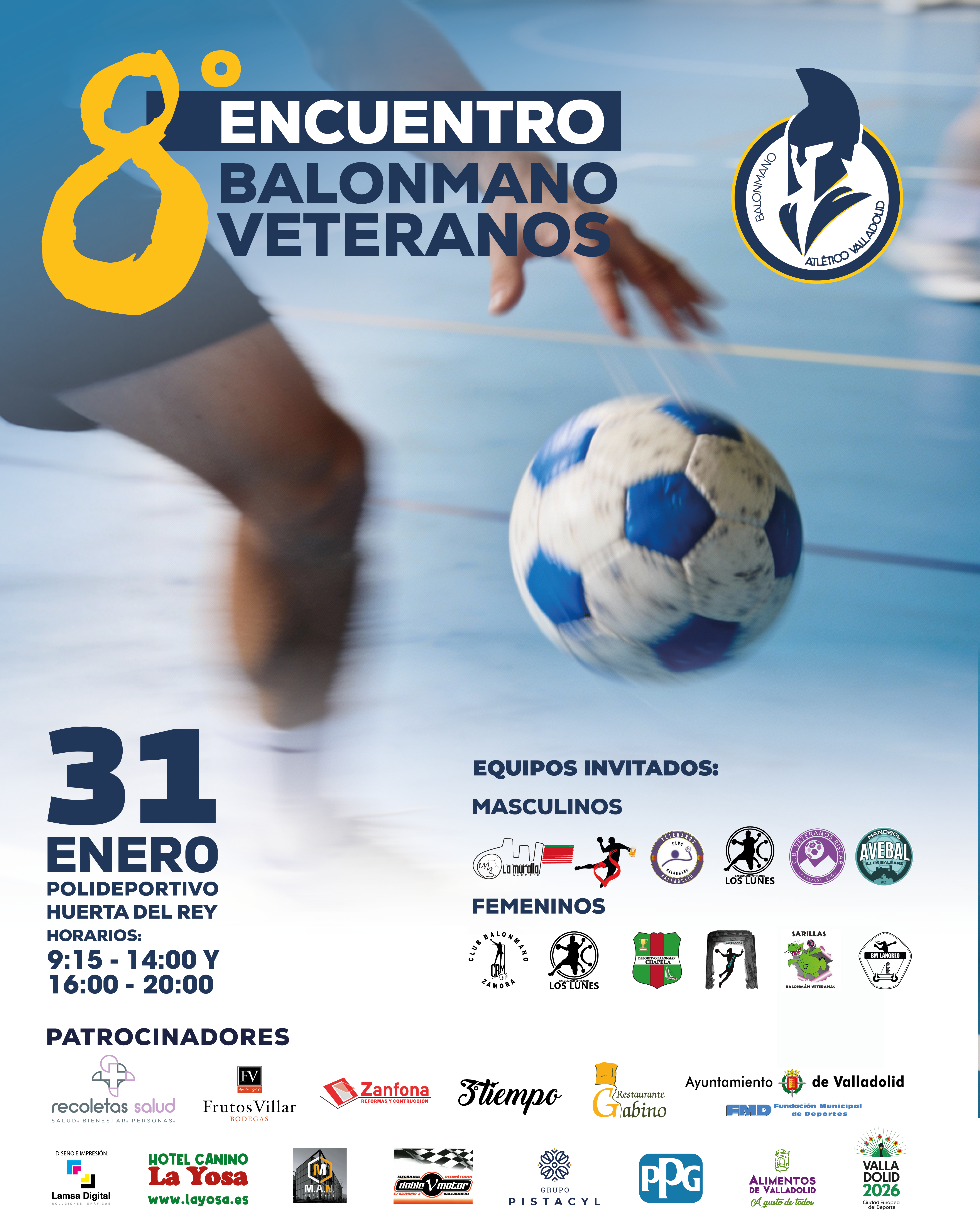 Foto que ilusta el evento VIII ENCUENTRO  BALONMANO VETERANOS