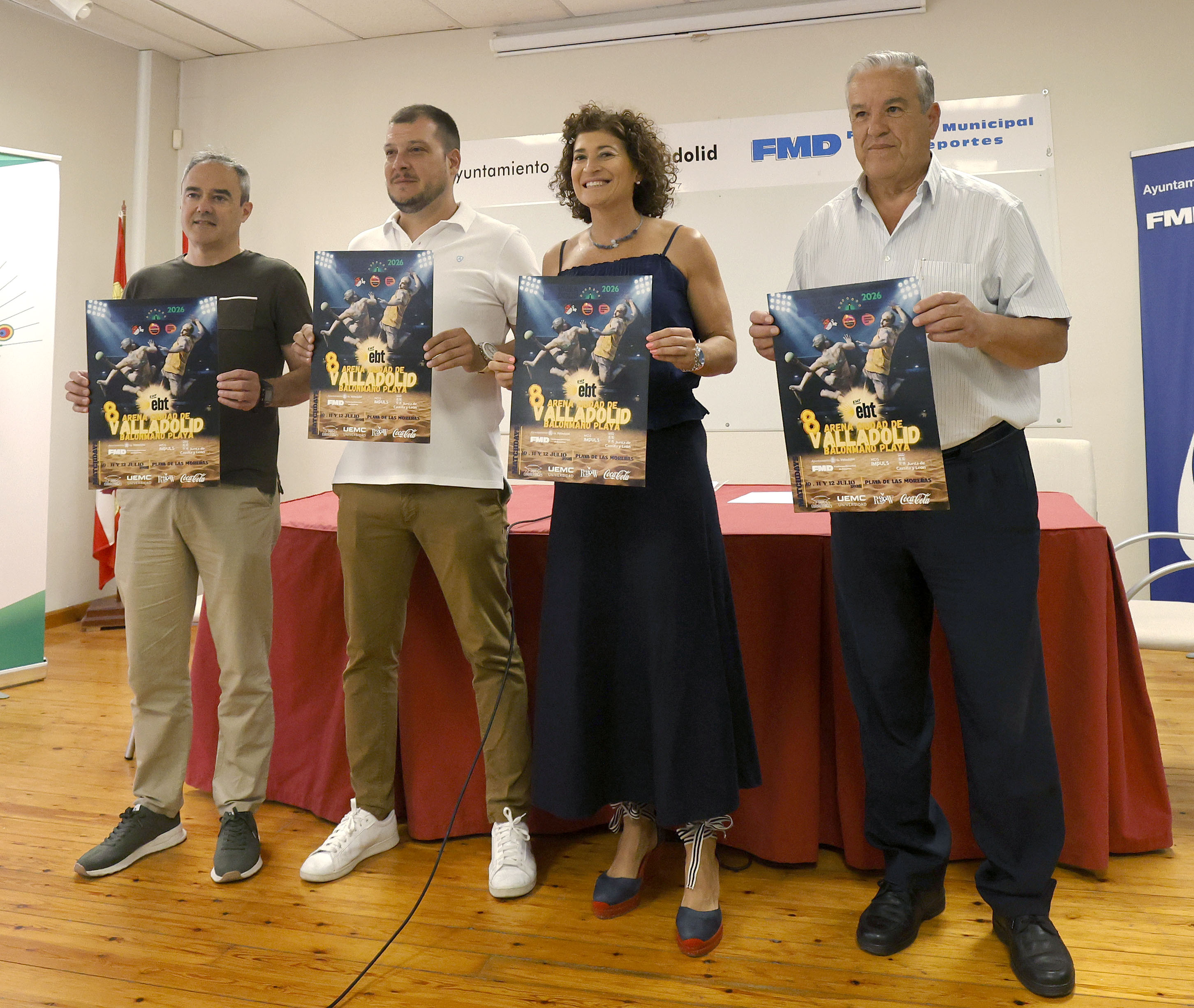 Foto del evento Torneo de balonmano playa Arena Ciudad de Valladolid