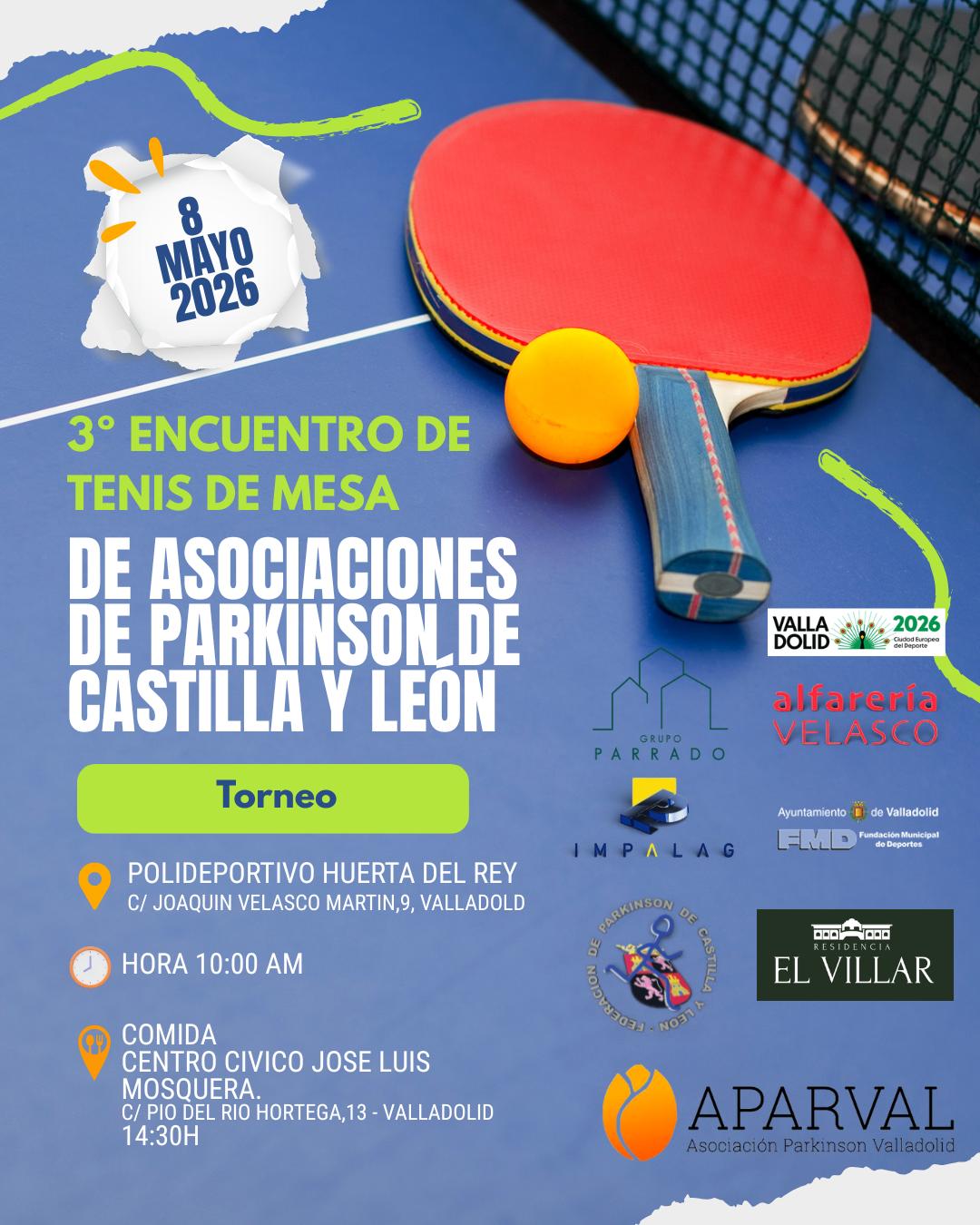Foto del 3º ENCUENTRO DE TENIS DE MESA DE ASOCIACIONES DE PARKINSONDE CASTILLA Y LEÓN